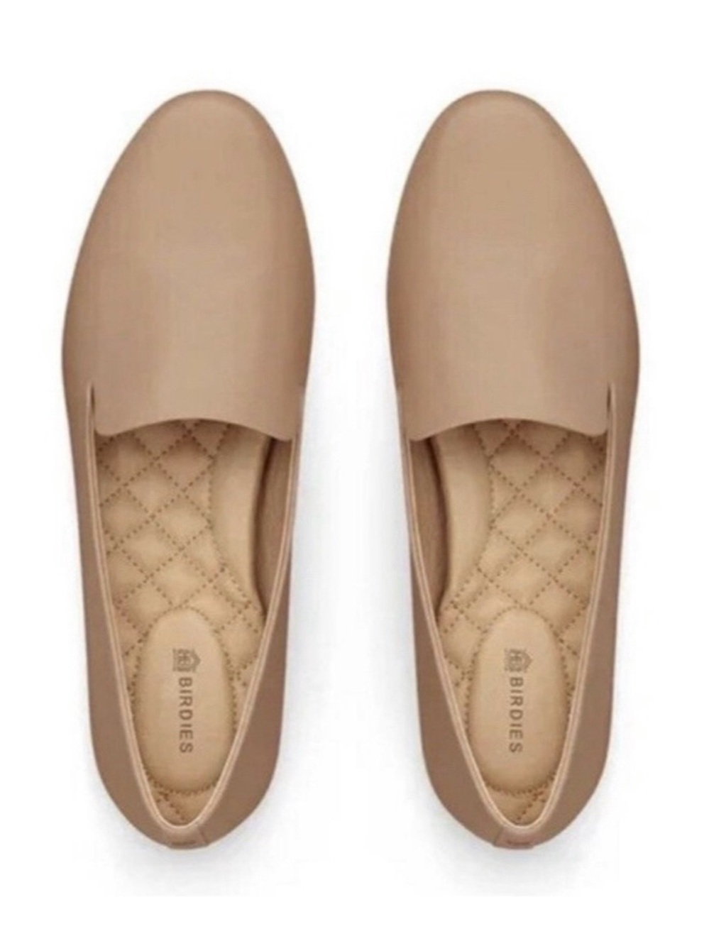 BIRDIES "Starling" Casual Quiet Luxury Preppy Classic Tan Leather Loafer SZ 6.5